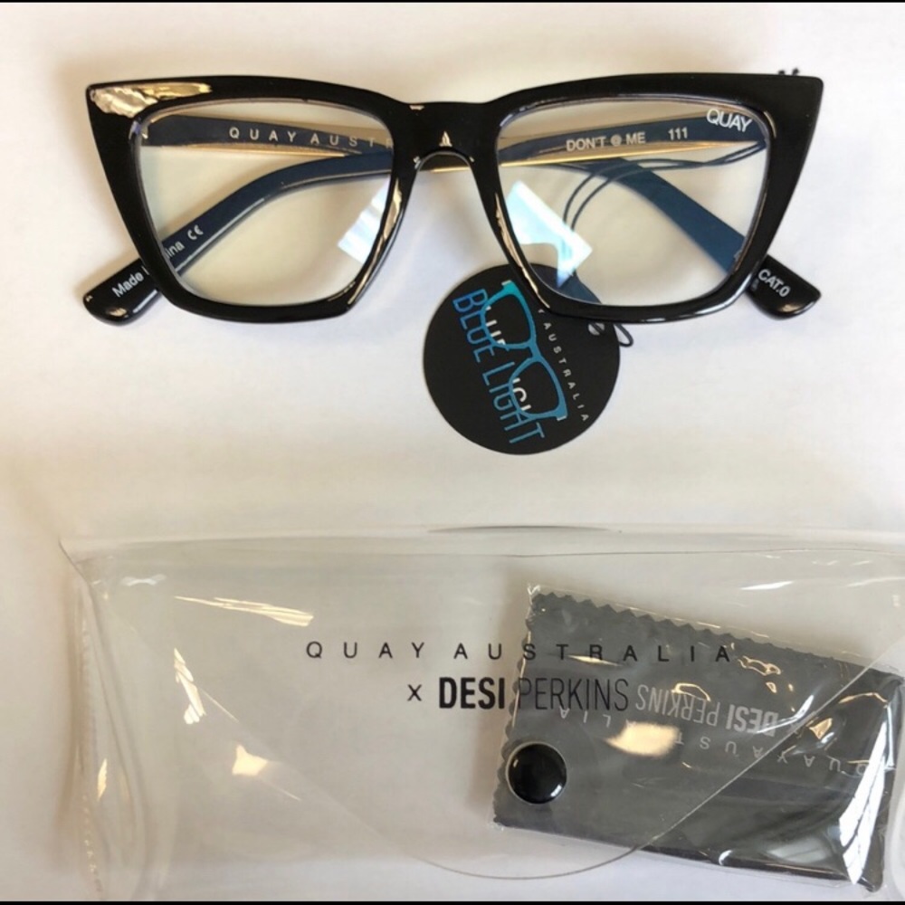 NWT Quay Australia Blue Light glasses Don’t At Me
